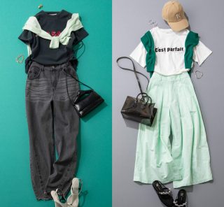 夏の“シンプルになりすぎる服問題”は【ロゴT】で解決！大人カジュアルコーデ＜4選＞