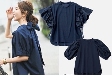 【授業参観、保護者会、学校行事服】40代ママのお洒落ネイビー服【8選】