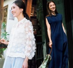 体型カバーワンピ、二の腕カバートップスetc.大人の夏に寄り添う着こなし集【ベスト5】