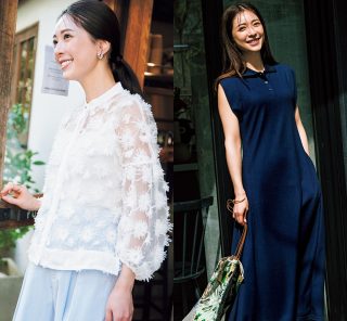 体型カバーワンピ、二の腕カバートップスetc.大人の夏に寄り添う着こなし集【ベスト5】