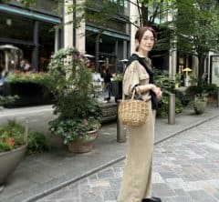 涼しい日は 長袖シャツのセットアップで【モデル私服コーデ】