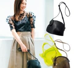 ポイントになる「映えミニバッグ」が真夏のマンネリコーデを盛り上げる！