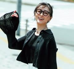 【40代のお仕事コーデ】週初めの夏ハオリに。カーデ派はシルエットで更新を