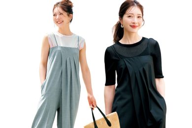 【身長別コーデ】手持ちのTシャツに合わせるだけ！オンオフ使える「オールインワン」