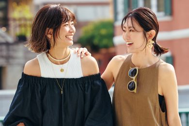 【STORYライタースナップ】人気ライター「えみ＆あや」おすすめ 大人のヘルシーワンピース