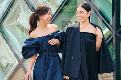 【STORY読者スナップ】上半身悩みをキレイに活かしてくれる上品な肌見せワンピース
