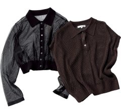 大人のプチプラは、使い勝手と高見えが叶う「透けポロニット」がおすすめ【3選】