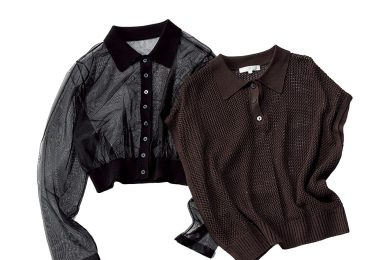 大人のプチプラは、使い勝手と高見えが叶う「透けポロニット」がおすすめ【3選】