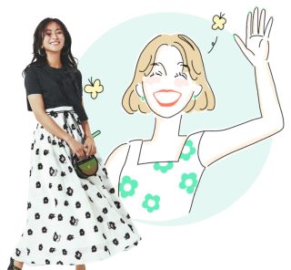 自由奔放かつ社交的な【運動家 ENFP】は即華やぐ「花柄」で夏映え！〈16タイプ性格診断〉