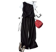 動き回る猛暑日にぴったり！－3℃の【リラックスパンツコーデ】〈3選〉