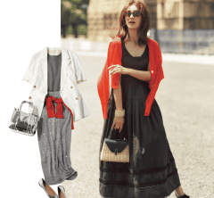 外は暑くて中は寒い…には“羽織り”があれば安心！「温度差10度」対応コーデ3選