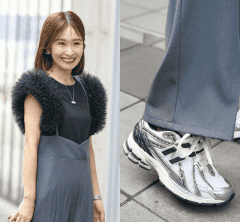 40代の華やか【スニーカーコーデ】ナチュラルなのにどこかおしゃれでカッコいい！〈スナップ7選〉