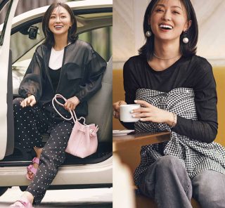 【ギンガム、ドットetc.】黒コーデのマンネリ打破に効く！「柄アイテム」【３選】