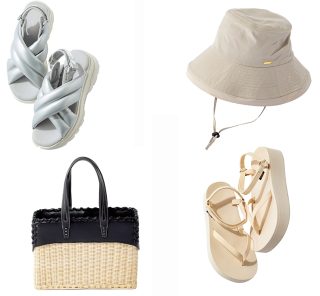 水際で映える！スタイルアップする！40代「水際コーデ」におすすめ小物〈７選〉