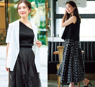 【40代の晩夏コーデ術】重く見えない『黒アイテム』人気ランキングTOP5