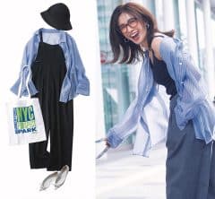 想像以上に重宝!【名品シャツで4コーデ着回し】いつものコーデに羽織る、巻く、重ねるetc.