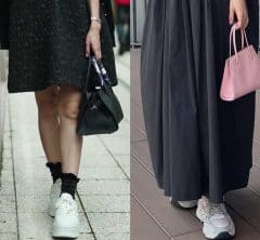 40代オシャレ読者の【スニーカーコーデ】５選！“黒多めコーデ”に合わせるのが大正解