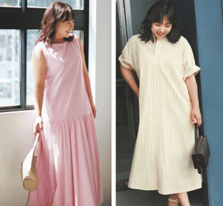 　「マシュマロ体型さんこそ似合うワンピース」がある！おすすめコーデ〈3選〉