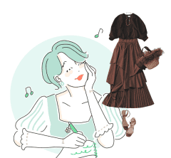 自らの想いを大切にする【仲介者 INFP】は「デザイン性のあるスカート」で感性を滲ませて〈16タイプ性格診断〉