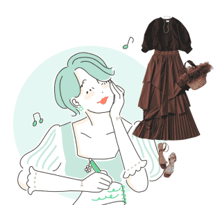 自らの想いを大切にする【仲介者 INFP】は「デザイン性のあるスカート」で感性を滲ませて〈16タイプ性格診断〉