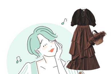 自らの想いを大切にする【仲介者 INFP】は「デザイン性のあるスカート」で感性を滲ませて〈16タイプ性格診断〉