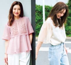 【仕事、学校行事etc.】手持ちパンツに合う！40代ママの「きれいめ五分袖トップス」【2選】