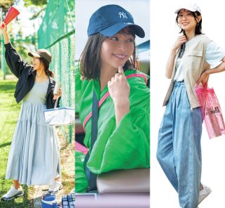 炎天下のレジャーに！40代におすすめ【キャップ】コーデ〈3選〉