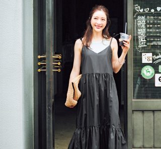 【コスパ最強】着回し力抜群の「肩リボンワンピ」は1年中使えてキレイ見え！