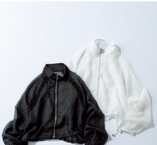 「夏も羽織りがマスト！」な40代は【シアーブルゾン】で暑苦しさを払拭