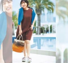 お腹、太もも、お尻をざっくりカバー！水着も水際も【オールインワン】が頼れる！