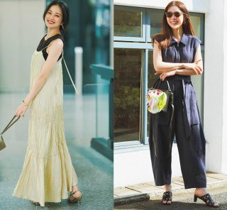 【旅先ワンピ・オールインワン】〈5選〉 詰め込んでも“シワが気にならない”が前提！