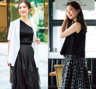 どんな40代もサマになる！残暑のきれいめ「モノトーンアイテム」〈4選〉