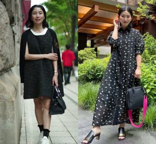 【オシャレ読者スナップ】夏の「黒ワンピ」コーデ【５選】人気の丈は？デザインは？
