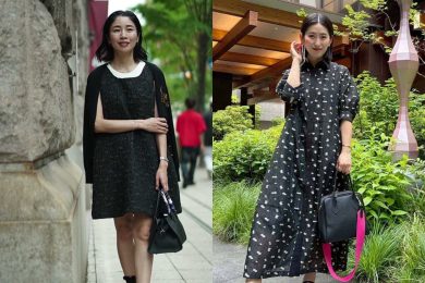 【オシャレ読者スナップ】夏の「黒ワンピ」コーデ【５選】人気の丈は？デザインは？