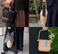 夏はやっぱり「カゴバッグ」推し♡40代オシャレ読者の愛用品拝見！ハイブランド、リボン付き…etc.