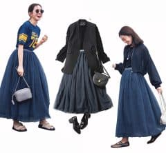 STORYスタイリスト直伝【簡単着回しのコツ】黒パンツ、無地スカートetc.［夏から秋まで］