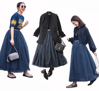 STORYスタイリスト直伝【簡単着回しのコツ】黒パンツ、無地スカートetc.［夏から秋まで］