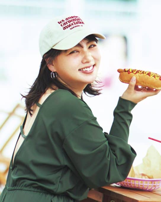 【野呂佳代さんの水際コーデ】ヘルシーなオールインワンで肌見せにトライ！