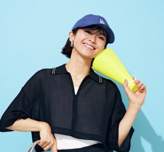 プチプラで気軽にキャラ変！スポーツ送迎にも品を纏える【透けポロニット】