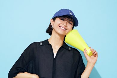 プチプラで気軽にキャラ変！スポーツ送迎にも品を纏える【透けポロニット】