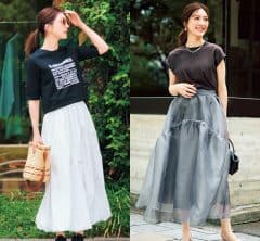 秋も使えてコスパ高！1枚で気分もオシャレ度もUPする「華やかスカート」〈3選〉