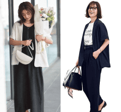 【晩夏のハオリ事情】黒ワンピやTシャツには何を羽織る？「半袖ジャケット」が最旬です！