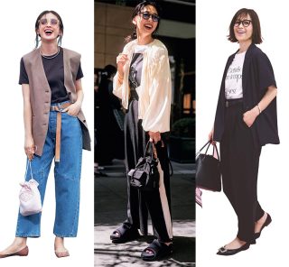 秋のTシャツコーデ【10選】夏から秋へ、羽織って重ねて印象チェンジ！