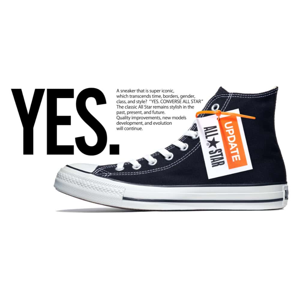 コンバースの名品スニーカー「ALL STAR」がリニューアル。デザインはそのまま、履き心地がさらにアップ！