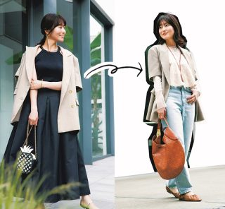 「結論、いちばん使えるのは半袖ジャケットと…？」40代STORYライターのリアル着回し【２選】