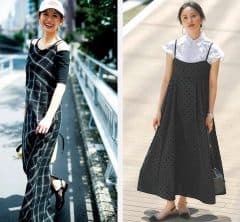 インナーを変えれば今から秋まで長〜く活躍！【キャミワンピース】コーデ〈３選〉