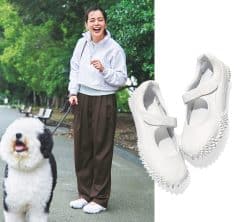 40代に大人気【バレエスニーカー】コーデ3選。多スクDayもたくさん歩ける！