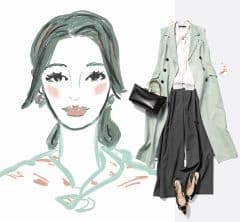 顔タイプ診断【クール、エレガント】に似合うファッションは？