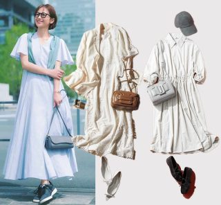 秋の旅行にぴったり♡【ワンピース×ショルダーバッグ】コーデ３選