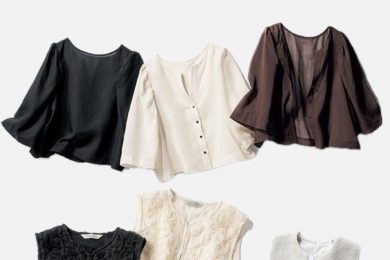 【秋アウター5選】手持ち服に足すだけ！40代はジレ&シアーアイテムできれい見え